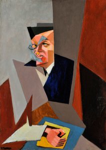 Porträt von Tristan Tzara (1896-1963) von Lajos Tihanyi