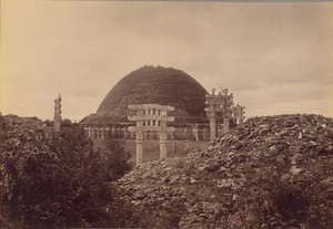 Gesamtansicht von Sanchi Tope, Bhopal-Distrikt
