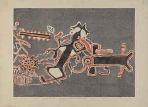 Petroglyphen-Design