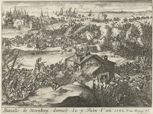 Schlacht von Steenberg, 7. Juni 1583 von Lamberecht Causé
