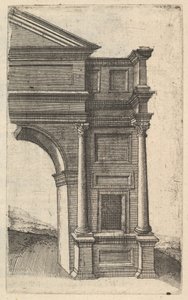 Hälfte eines Bogens [Porta Antonae] aus der Serie 