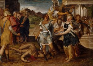 Die Hinrichtung von Johannes dem Täufer, 16. Jahrhundert von Lambert Sustris