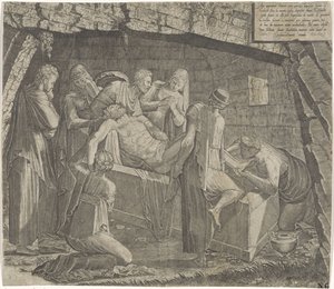 Grablegung Christi von Lambertus Suavius