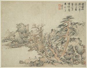 Landschaft im Stil der alten Meister: nach Wang Meng (ca. 1308-1385)