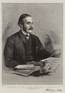 Berühmtheiten des Tages, der ehrenwerte A. J. Balfour, MP