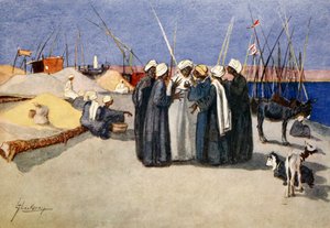 Ein Seitenlicht, 1908 von Lance Thackeray