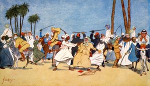 Die Schlacht am Nil, 1908 von Lance Thackeray