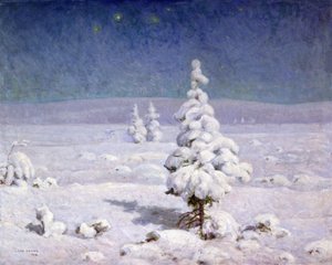 Mondlicht bei Nordseter von Lars Jorde
