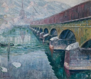 Die alte Stadtbrücke, Drammen von Lars Jorde