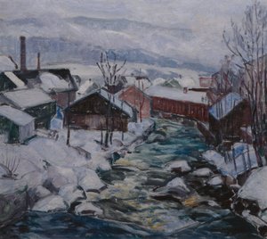 Winter in Mesna, Lillehammer von Lars Jorde