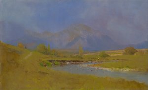 Podtatranská-Landschaft nach Frühlingsregen