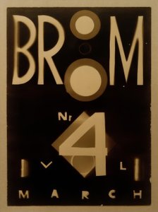 Broom: Eine internationale Kunstzeitschrift von Laszlo Moholy Nagy