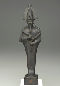 Stehende mumienförmige Figur des Osiris, 664-332 v. Chr.