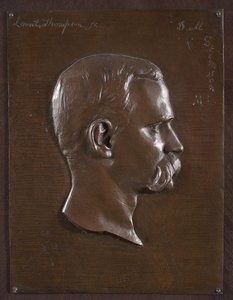Porträtrelief von Dr. Stimson, ca. 1880 von Launt Thompson