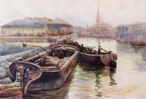 St. Mary Redcliffe, vom Princes Wharf von Laura Annie Happerfield