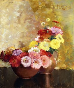 Zinnien und Kupfer
