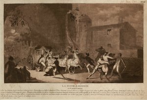 Die Flucht nach Varennes, 1791