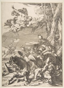 Bekehrung des Heiligen Paulus, ca. 1637 von Laurent de la Hyre