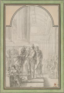 Die Darstellung im Tempel von Laurent de la Hyre
