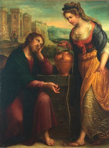 Christus und die Samariterin, 1607 von Lavinia Fontana