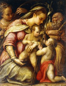 Die Heilige Familie mit dem kleinen Johannes dem Täufer und der Heiligen Katharina von Lavinia Fontana