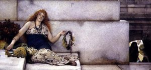 Auf den Stufen des Kapitols von Lawrence Alma Tadema