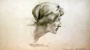 Porträtstudie von Miss Barber