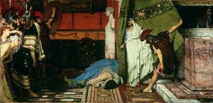 Ein römischer Kaiser, AD 41 - Claudius von Lawrence Alma Tadema