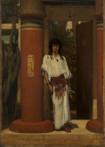 Ein Ägypter in einer Türöffnung, 1865 von Lawrence Alma Tadema