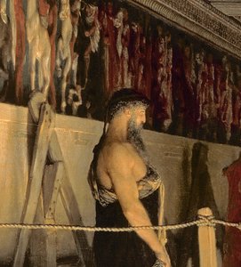 Phidias und das Fries des Parthenon, Athen, 1868