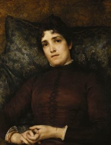 Porträt von Mrs. Frank D. Millet, 1886 von Lawrence Alma Tadema