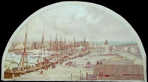 Die große Flut von Chicago im Jahr 1849 von Lawrence Carmichael Earle