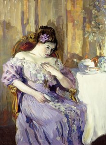Dame in Lavendel