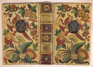 Mosaikbindung signiert von Le Monnier und mit dem Monogramm von Maria Josepha von Sachsen