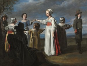 Tanzende Kinder, ca. 1650 von Le Nain Brothers