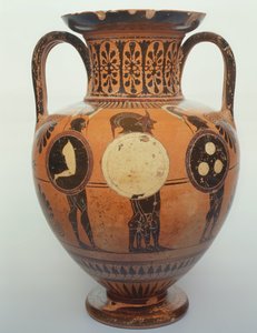 Schwarzfigurige Amphora, 515-490 v. Chr. (Keramik)
