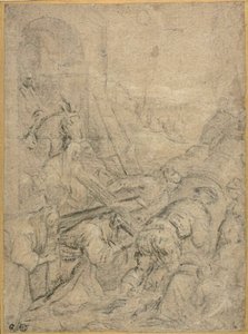 Der Weg nach Golgatha von Leandro Bassano