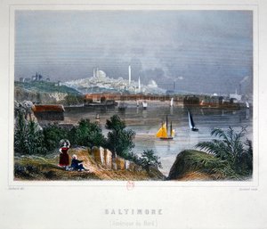 Ansicht von Baltimore von Lechard Lechard