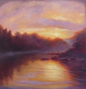 Goldenes Licht, 2023 von Lee Campbell