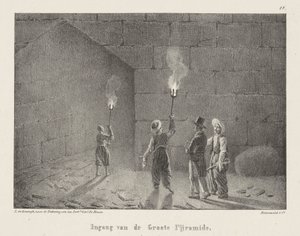 Eingang einer Pyramide von Leendert de Koningh