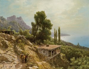 In der Nähe von Ay-Petri auf der Krim, 1890