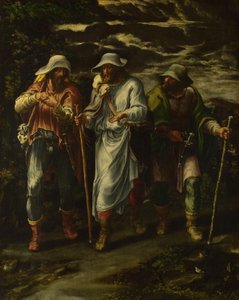 Der Gang nach Emmaus, ca. 1570 von Lelio Orsi da Novellara