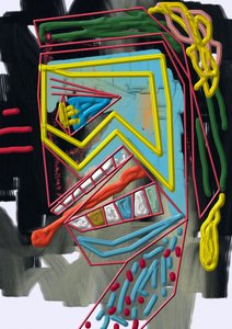 Modernes Geometrisches Gesicht