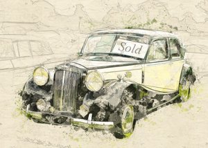 Verkauftes Vintage-Auto