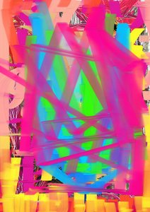 Lebhafte geometrische Abstraktion
