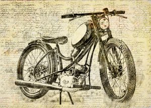 Altes Motorrad