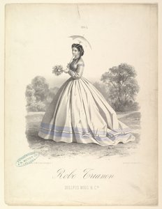 Robe Trianon, Dollfus Mieg & Cie, 1865 von Lemercier et Compagnie