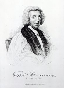 Thomas Percy, Bischof von Dromore, graviert von John Hawksworth, 1848 von Lemuel Francis Abbott