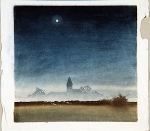 Mondscheinlandschaft, ca. 1920 von Leo Frank