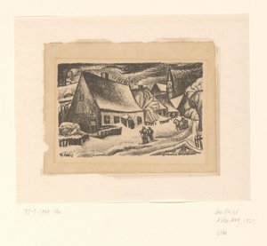 Altenberg (Erzgebirge) von Leo Gestel (signed by artist)